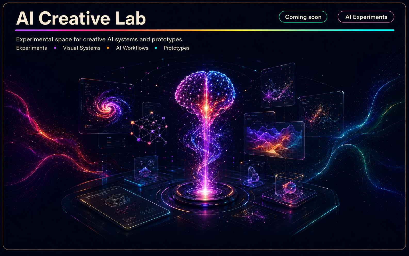AI Creative Lab project visual